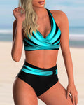 Alma | Halterbikini med print