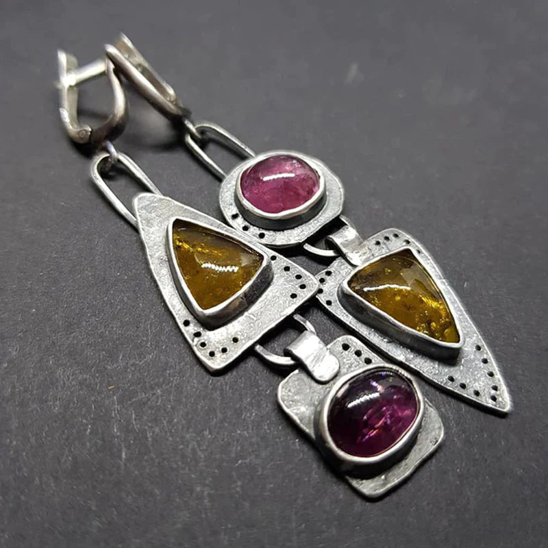 Vintage geometric earrings
