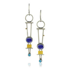 Antique geometric earrings