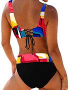 Sara | Glad og farverig bikini