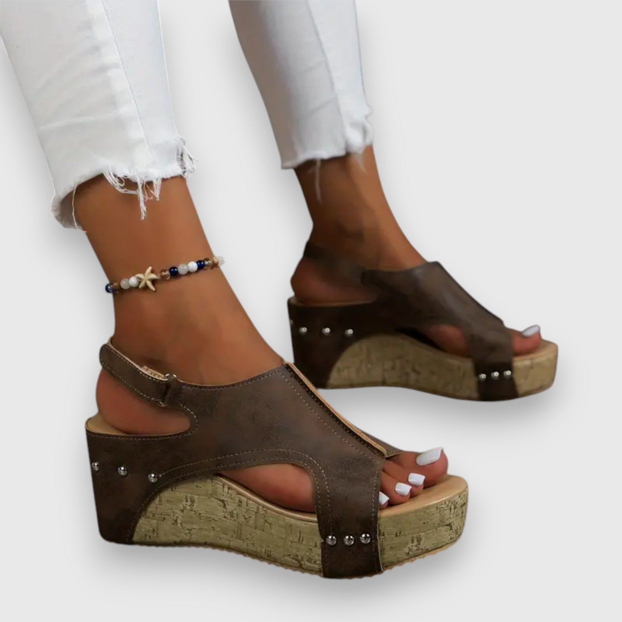 Mia – Vintage platformssandal