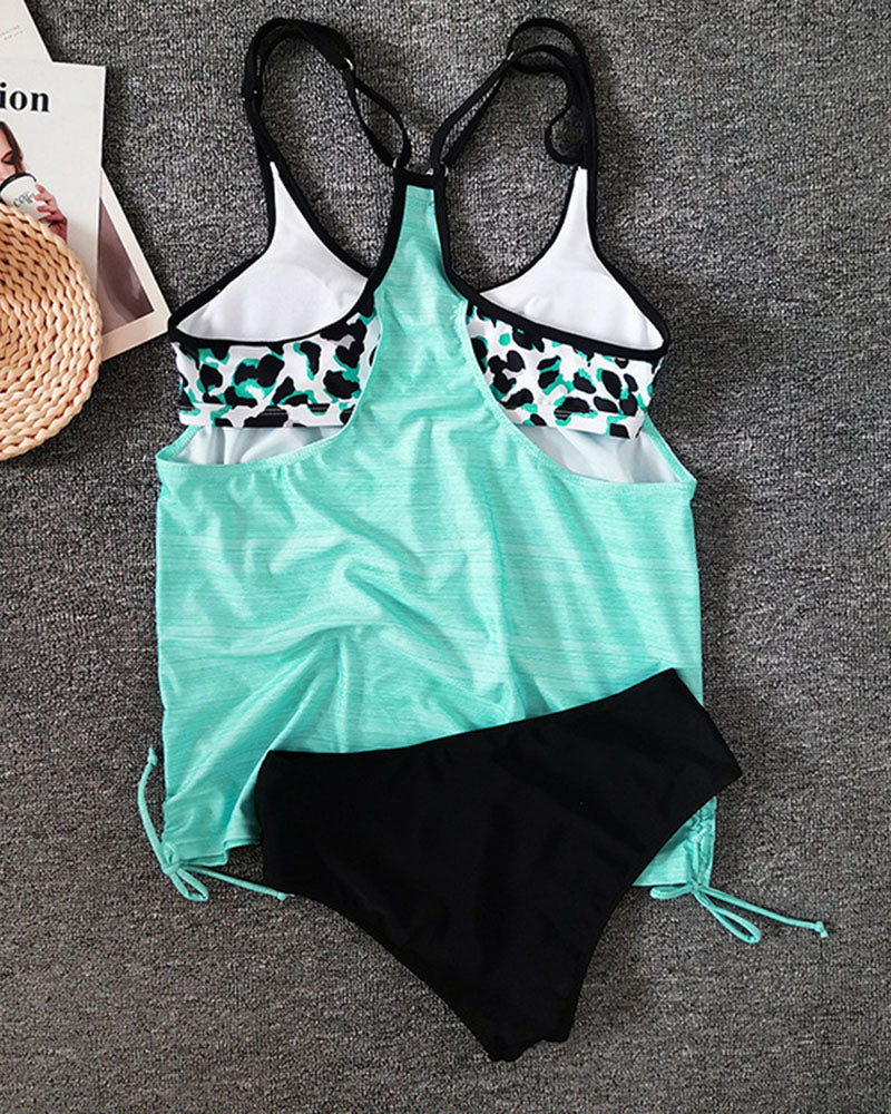 Julia | Tankini med leopardprint