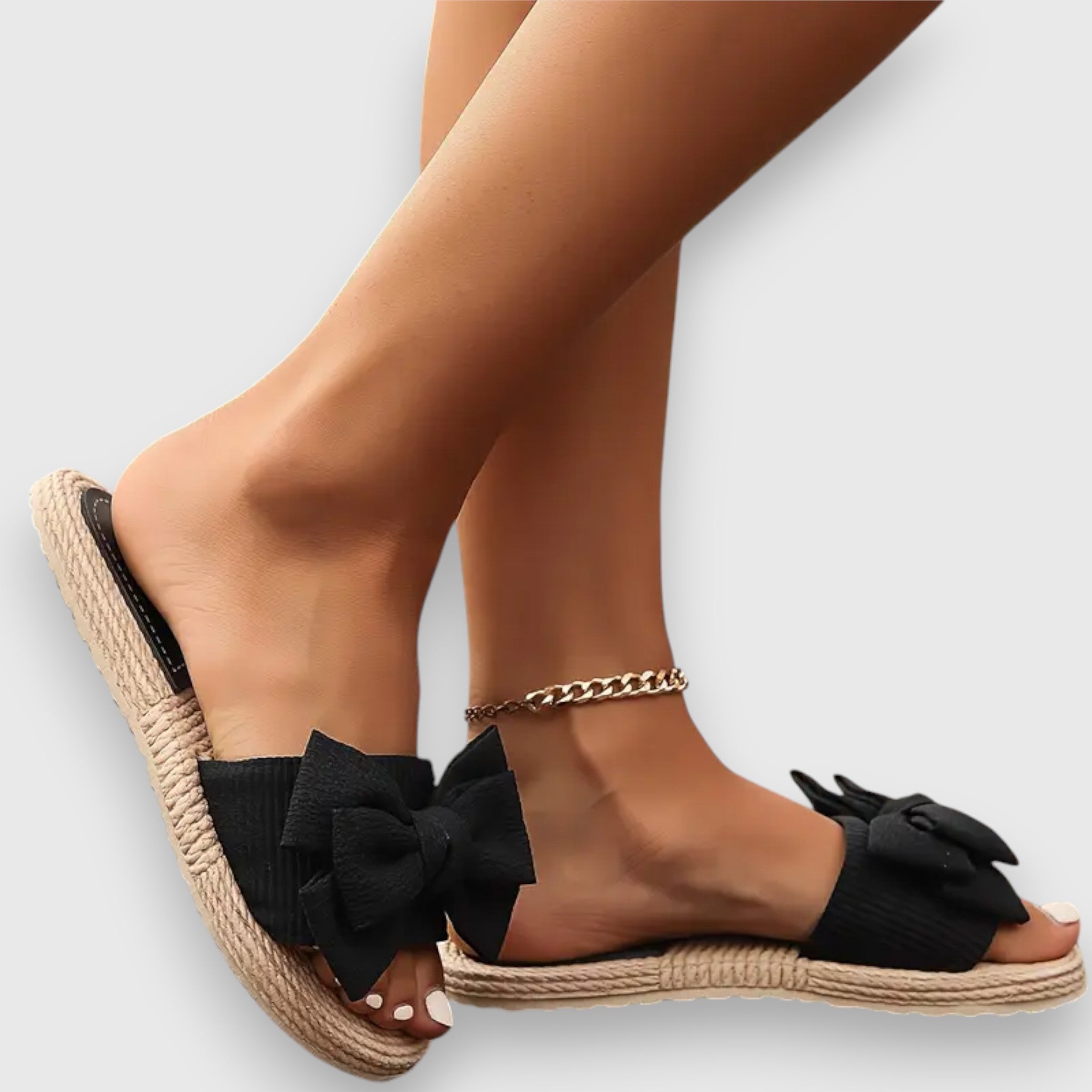 Lea – Lærred sandal