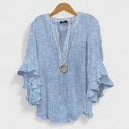 Elizabeth - Sommer casual bluse