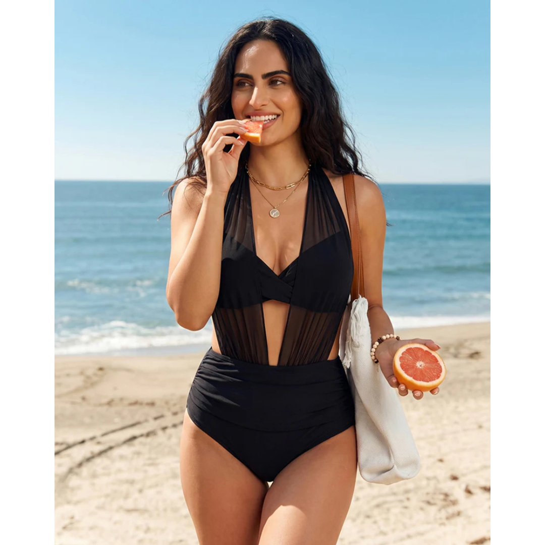 Hilary - 2-i-1 bikini med høj talje