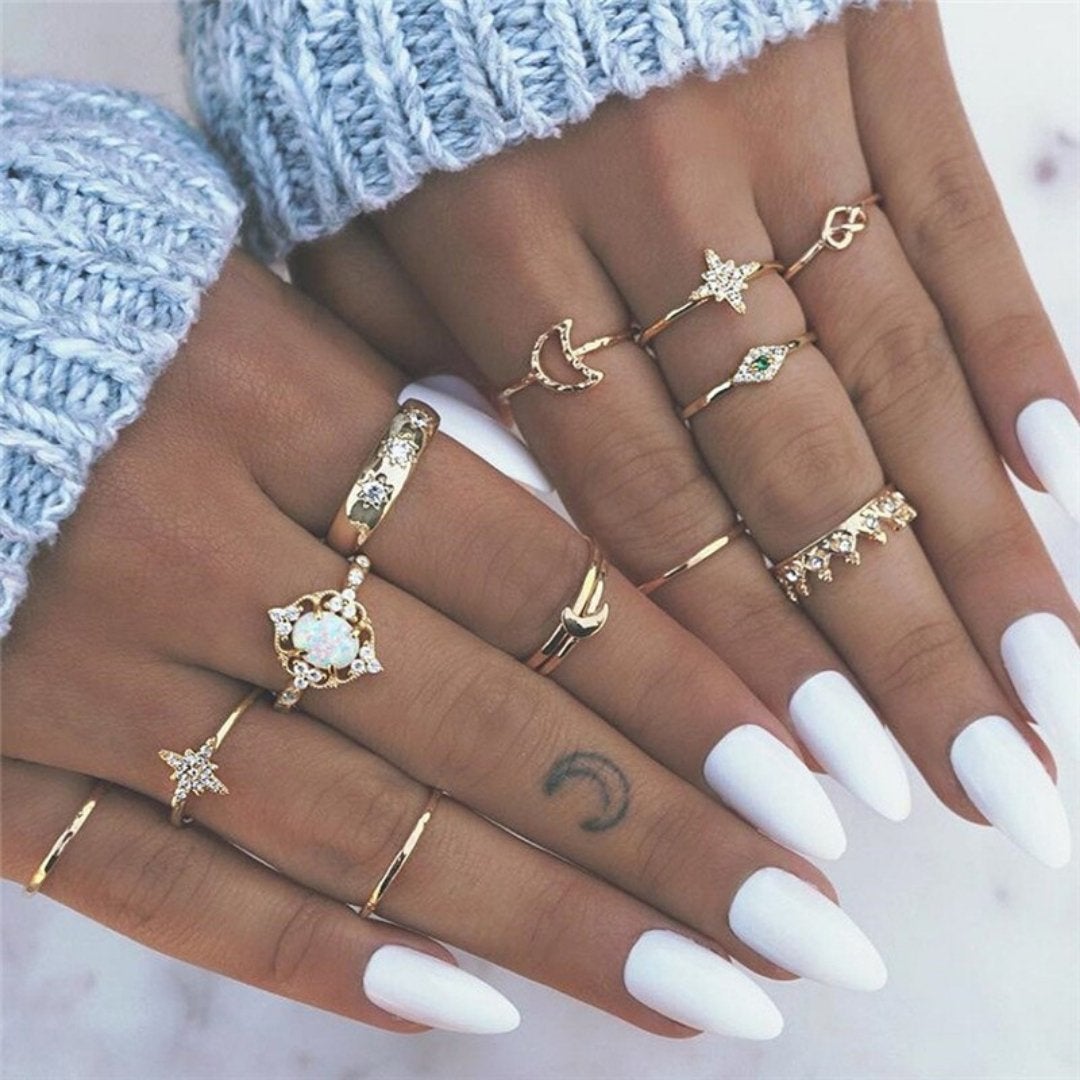 Unique Premium Set with 8 to 12 Rings