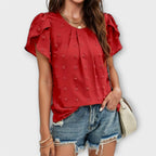 Charlotte - Perfekt prikket bluse