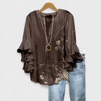 Elizabeth - Sommer casual bluse