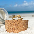Golden Sea Wave Ring