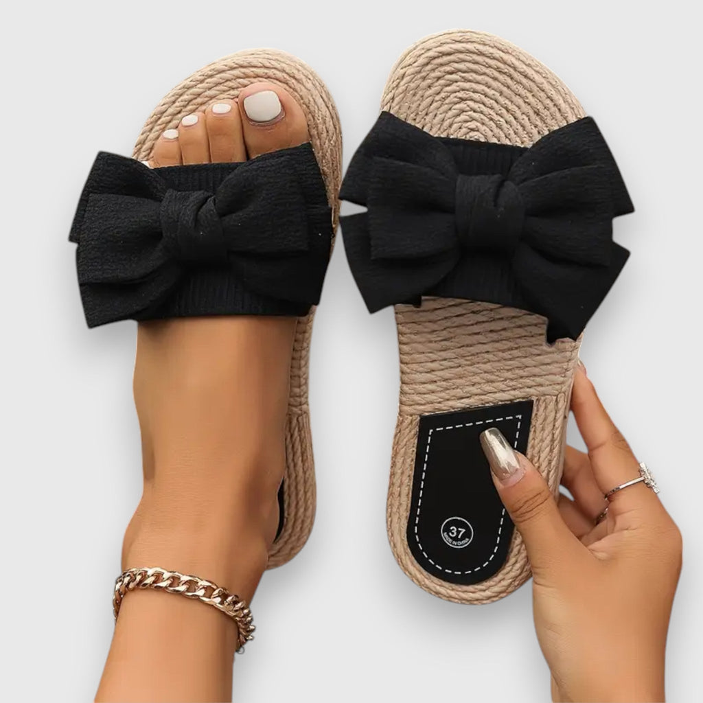 Lea – Lærred sandal