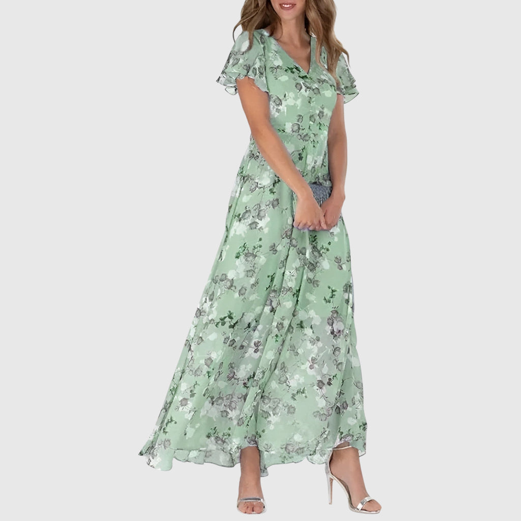 Anna - Elegant kjole der skjuler maven