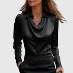 Adela – Elegant silkeeffekt bluse