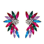 Heart Wing Earrings with Zirconias
