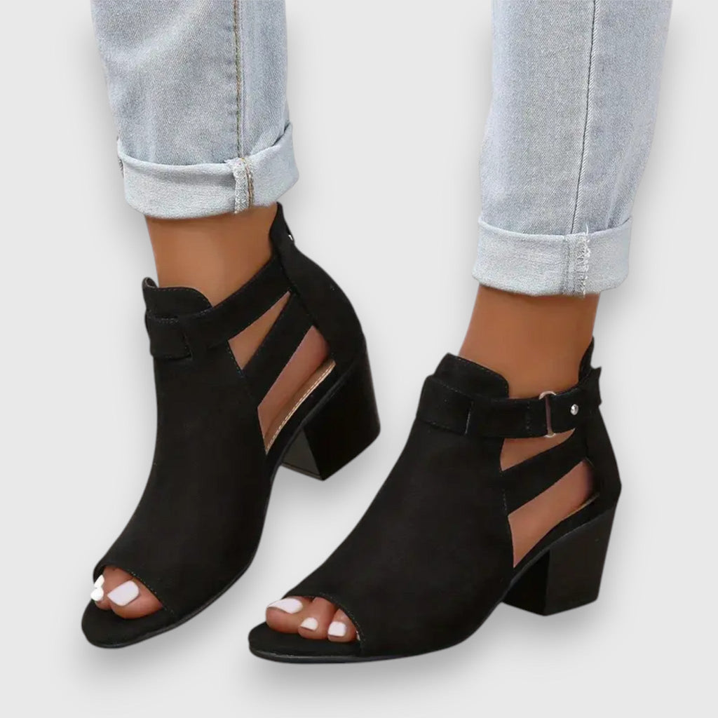 Nadine – Tyk hæl sandal