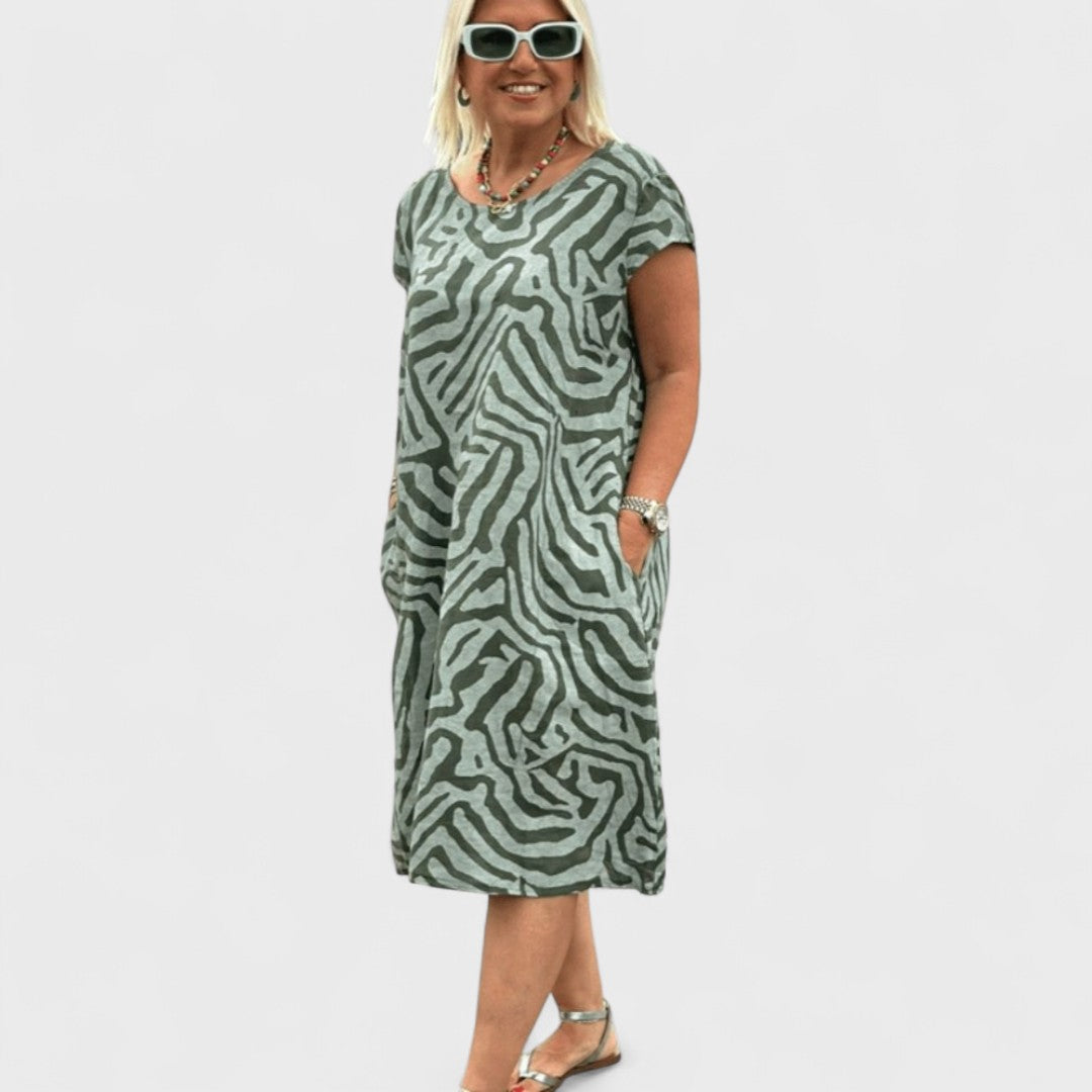 Nélia - Sommerkjole med rund hals