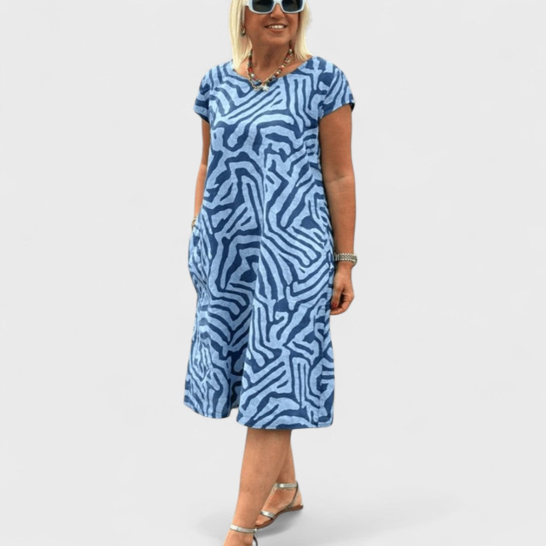 Nélia - Sommerkjole med rund hals