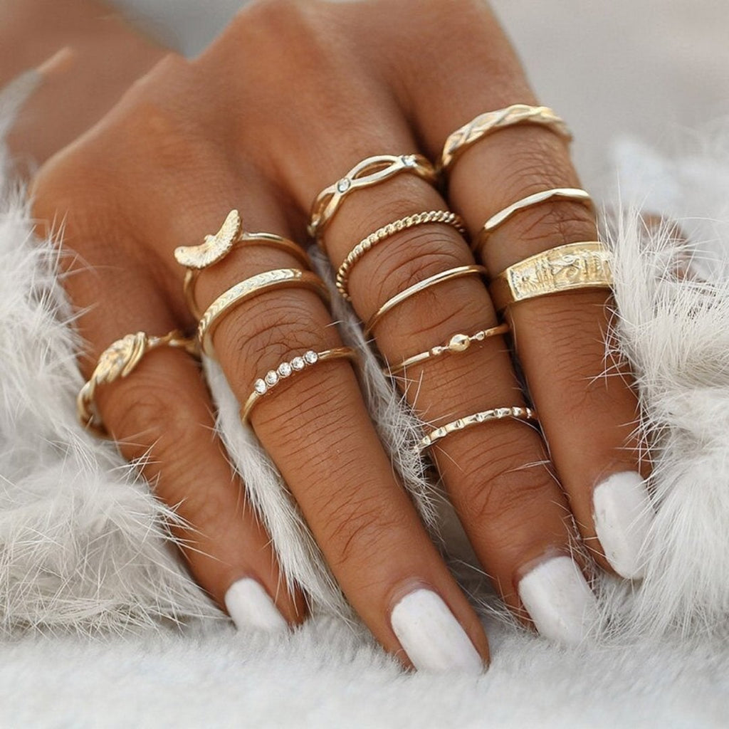 Unique Premium Set with 8 to 12 Rings