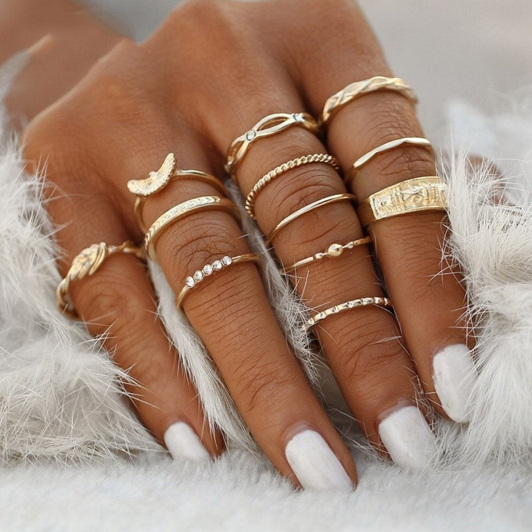 Unique Premium Set with 8 to 12 Rings
