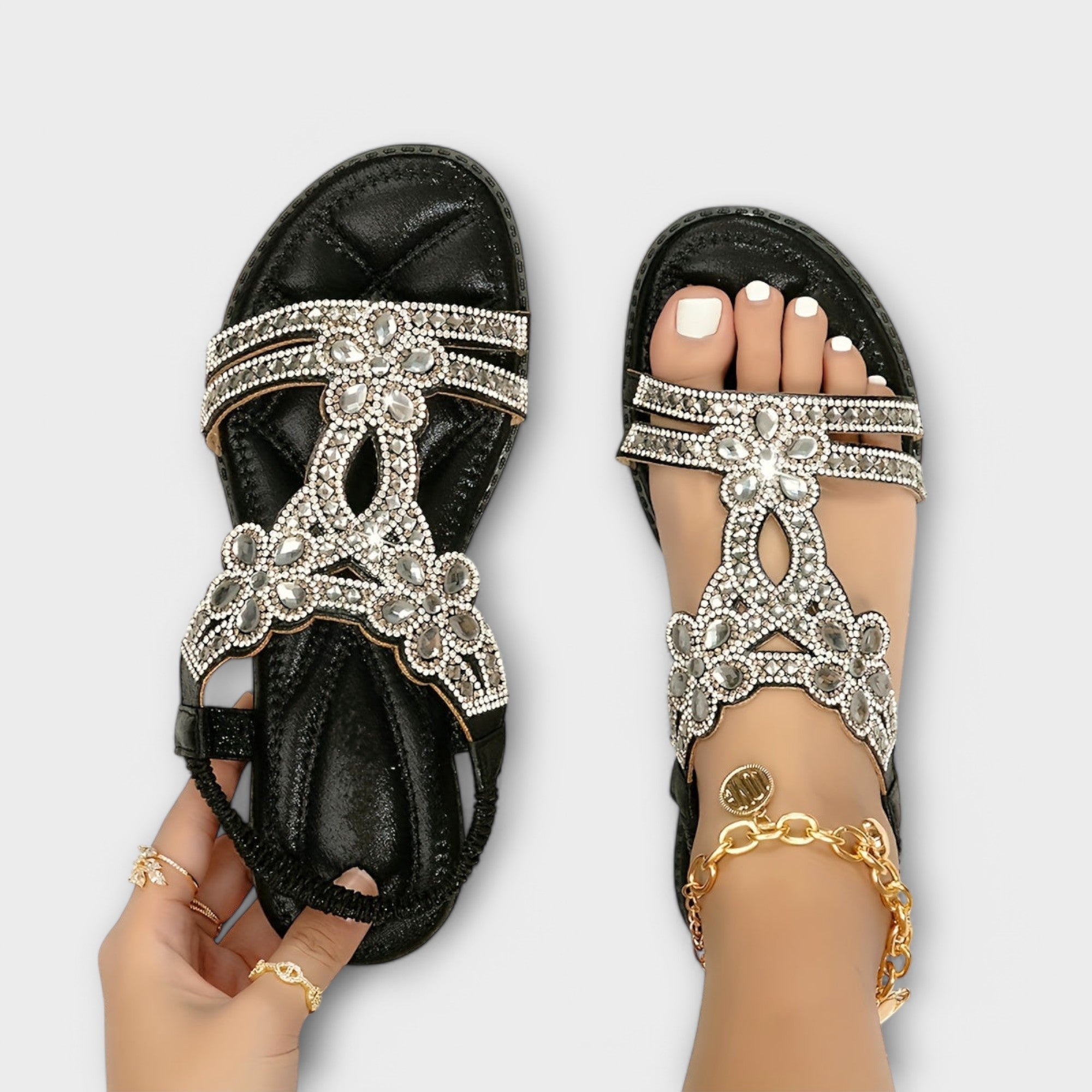 Birgit - Ortopædisk sandal med boho charme