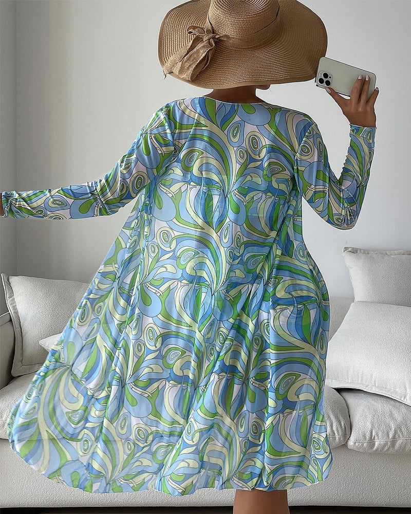 Gabriela | Tredelt bikinisæt med print