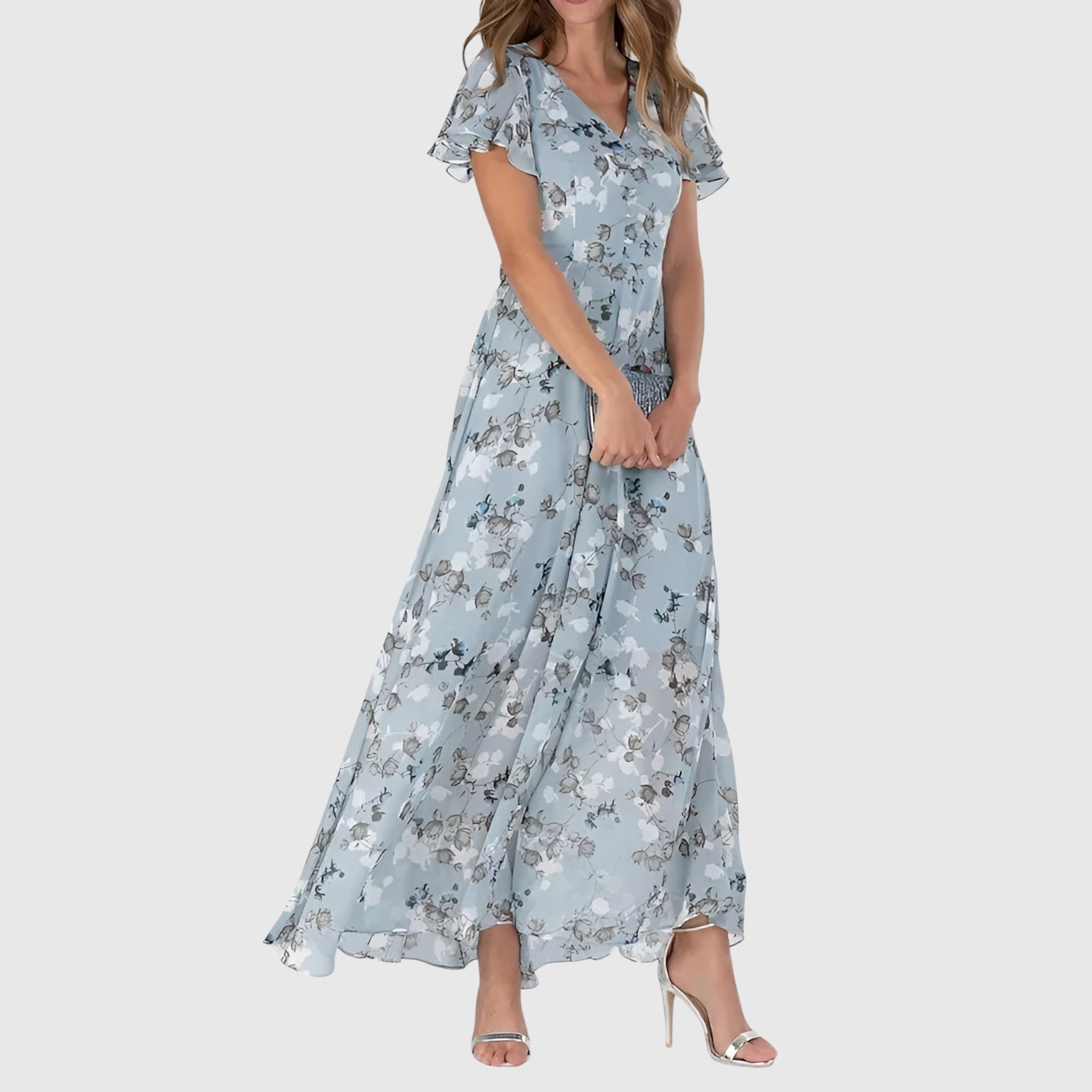 Anna - Elegant kjole der skjuler maven