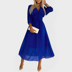 Luftig chiffon kjole til elegant look