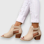 Nadine – Tyk hæl sandal