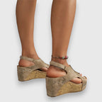 Mia – Vintage platformssandal