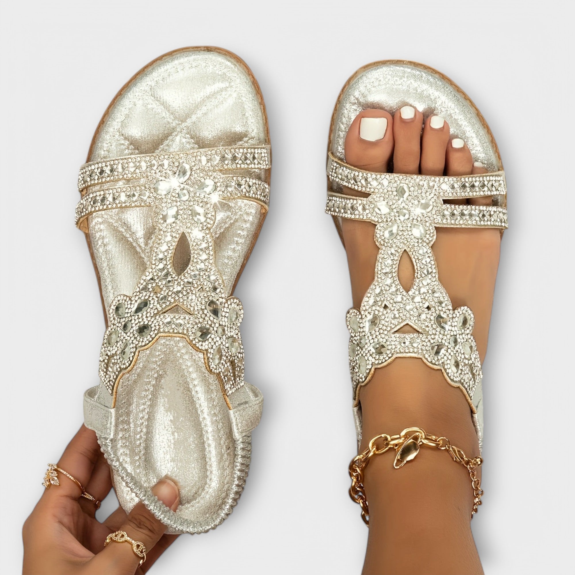 Birgit - Ortopædisk sandal med boho charme
