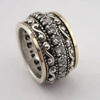 Ring with carved gemstone