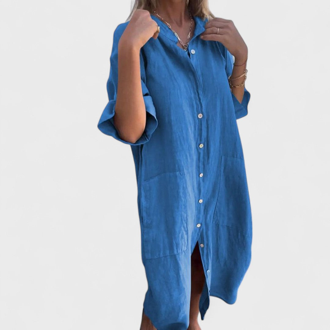 Dorka - Løs kjole i Ibiza-stil