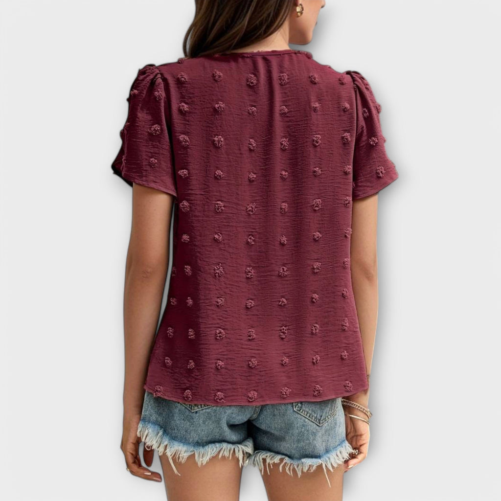 Charlotte - Perfekt prikket bluse