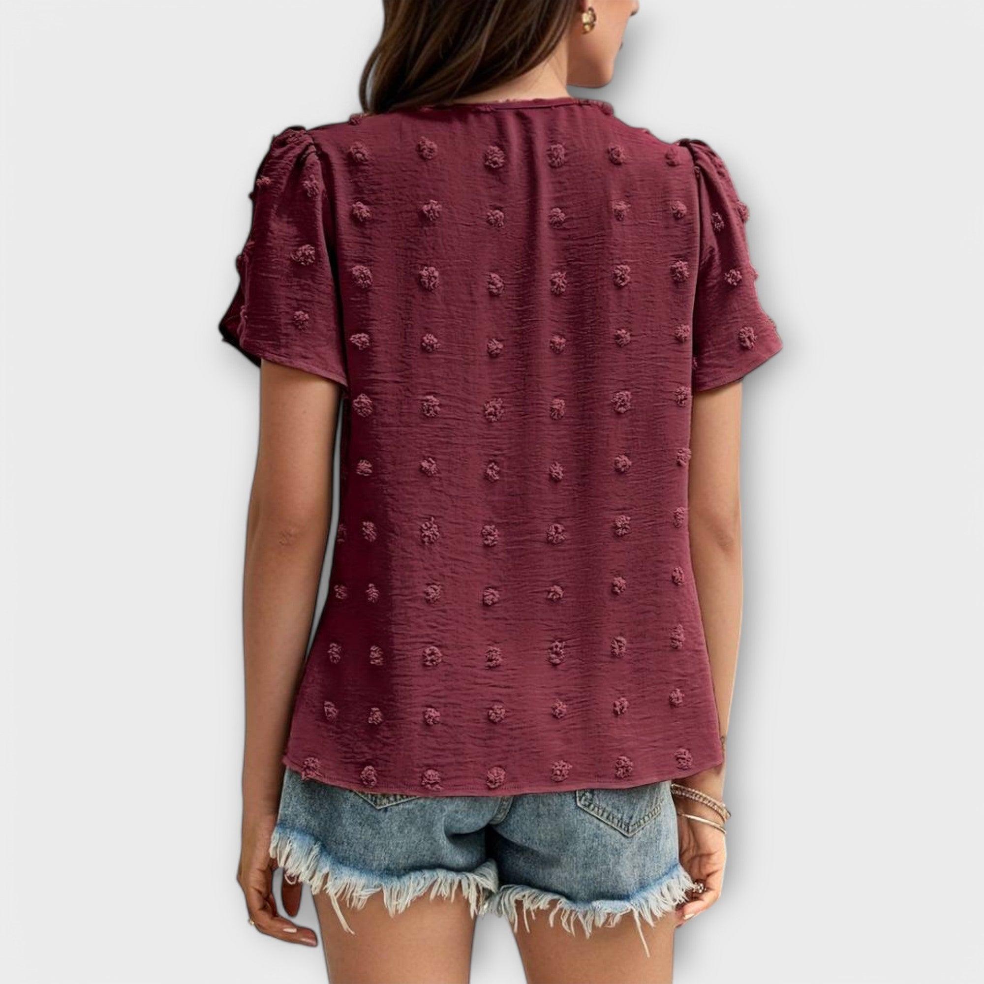 Charlotte - Perfekt prikket bluse
