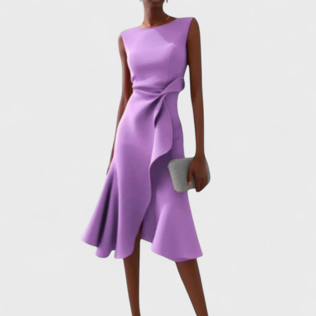 Andrea - Asymmetrisk kjole med elegante detaljer
