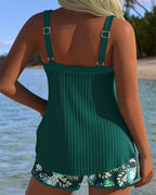 Rocío | Stribet tankini med trusse