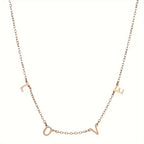 Golden Custom Initial Necklace