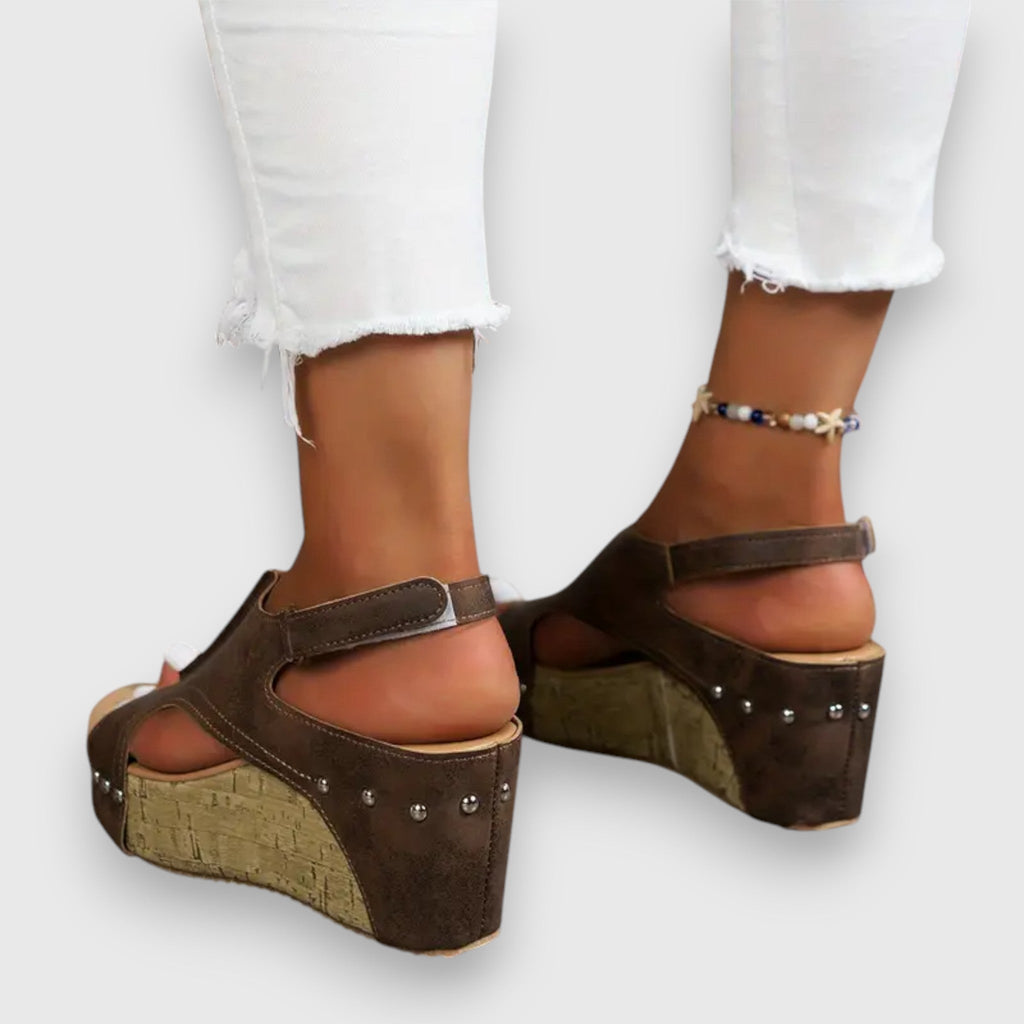 Mia – Vintage platformssandal