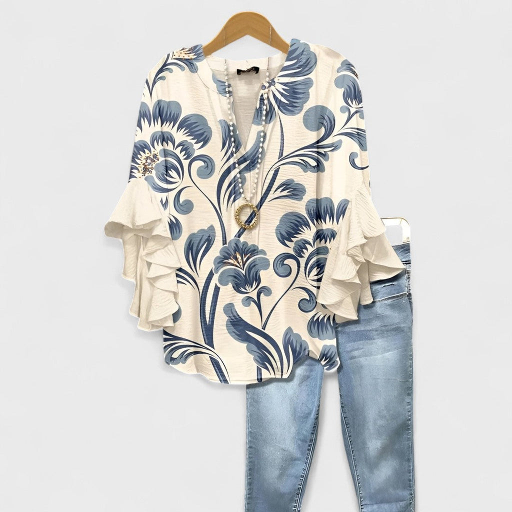 Elizabeth - Sommer casual bluse