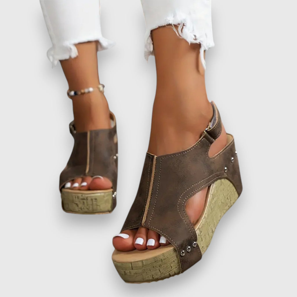 Mia – Vintage platformssandal