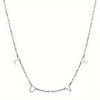 Golden Custom Initial Necklace