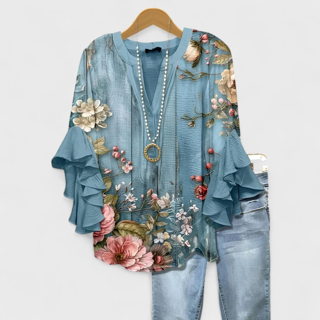 Elizabeth - Sommer casual bluse