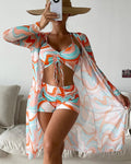 Gabriela | Tredelt bikinisæt med print