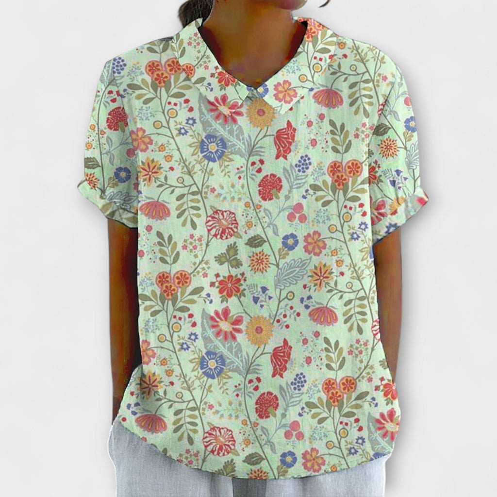 Chrissi - Farverig bluse