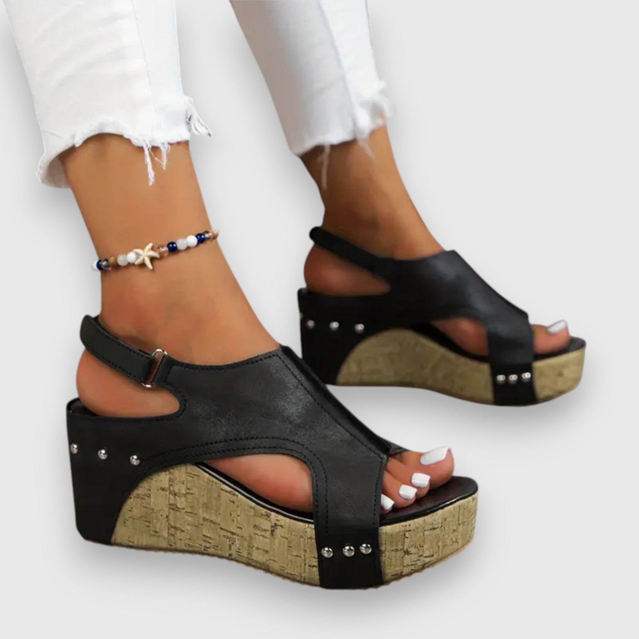 Mia – Vintage platformssandal