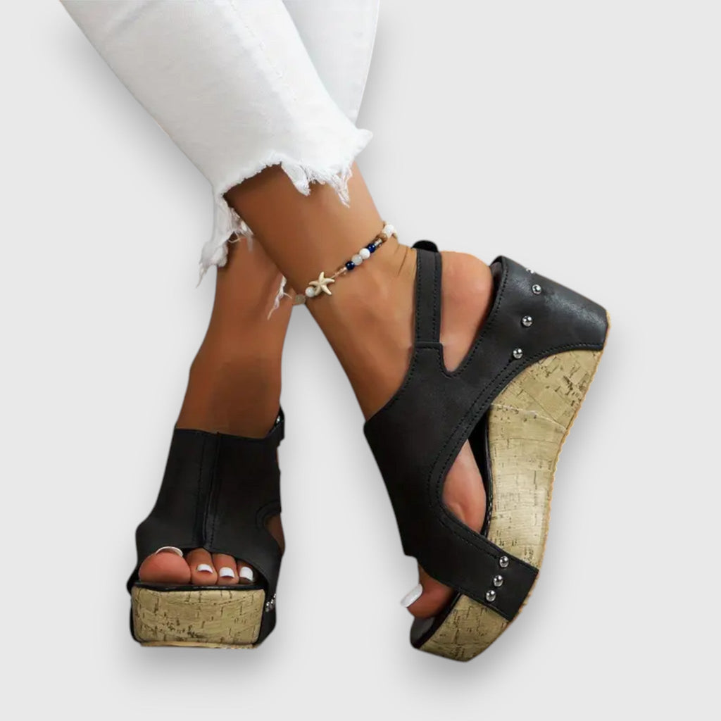 Mia – Vintage platformssandal
