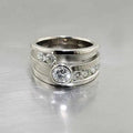 Layered Glass Ring