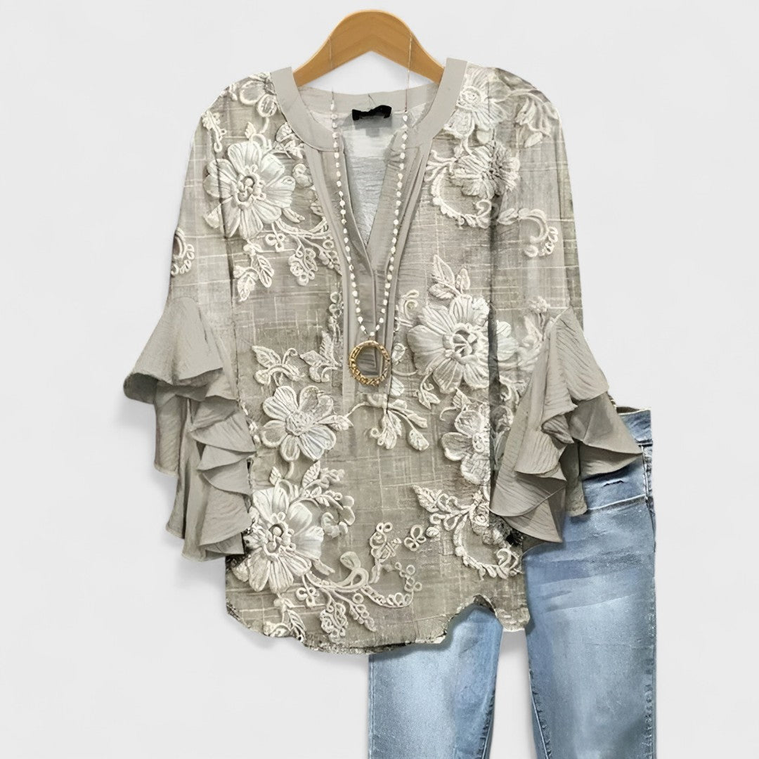 Elizabeth - Sommer casual bluse
