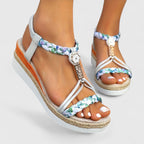 Lenka - Komfortabel højhælet sandal