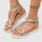 Lenka - Komfortabel højhælet sandal