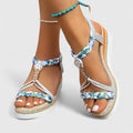 Lenka - Komfortabel højhælet sandal